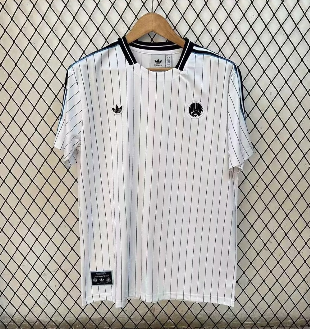 Newcastle United Football Jersey Terrace Icons Special Edition Custom Shirt 2025/26 in White
