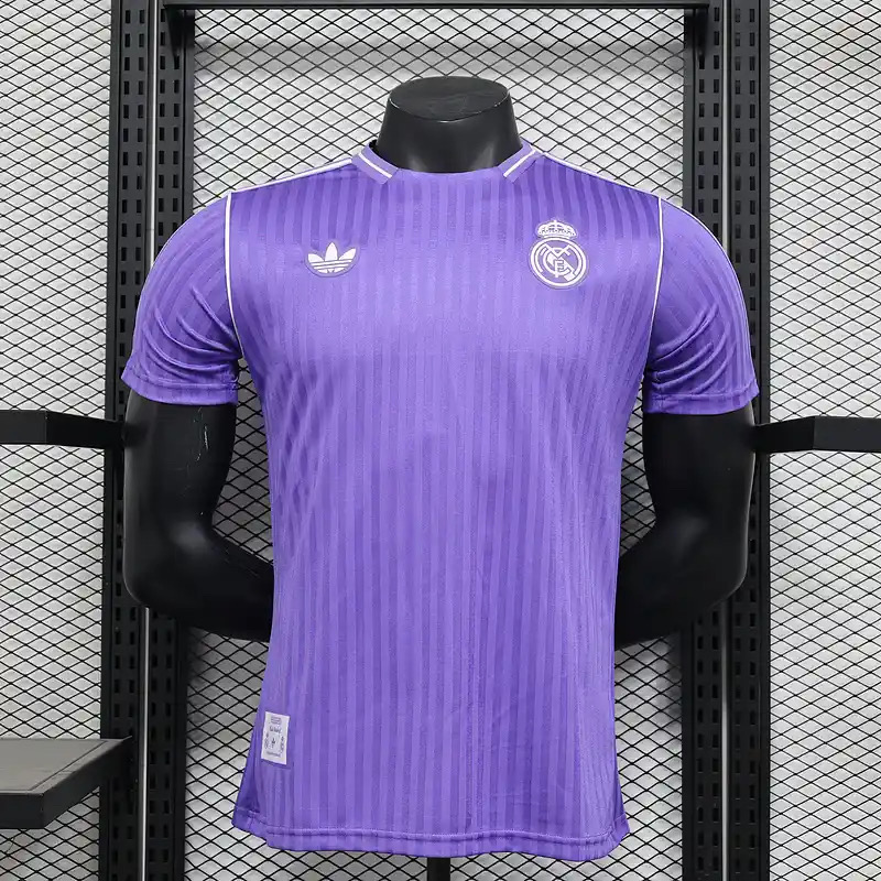 Real Madrid Authentic Soccer Jersey Terrace Icons Special Edition Shirt 2025/26 in Purple