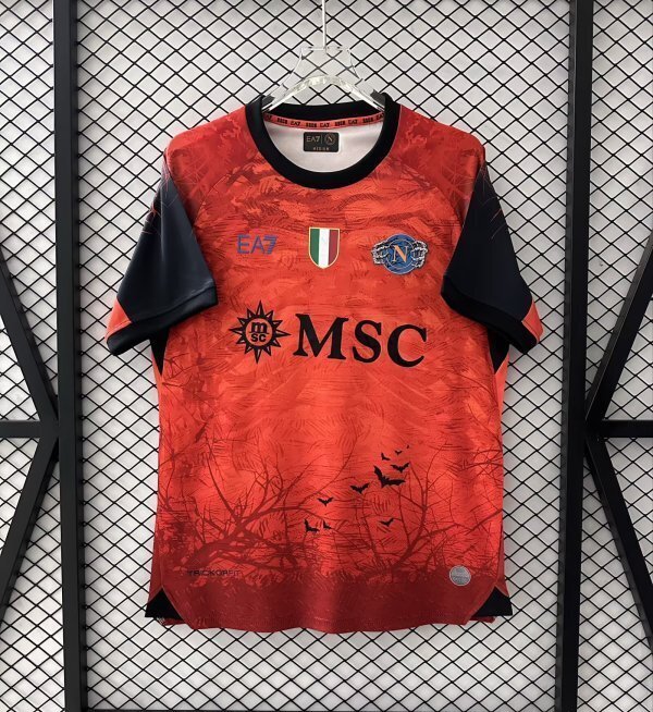 Napoli Soccer Jersey Halloween Special Edition Custom Shirt 2025-26 in Red