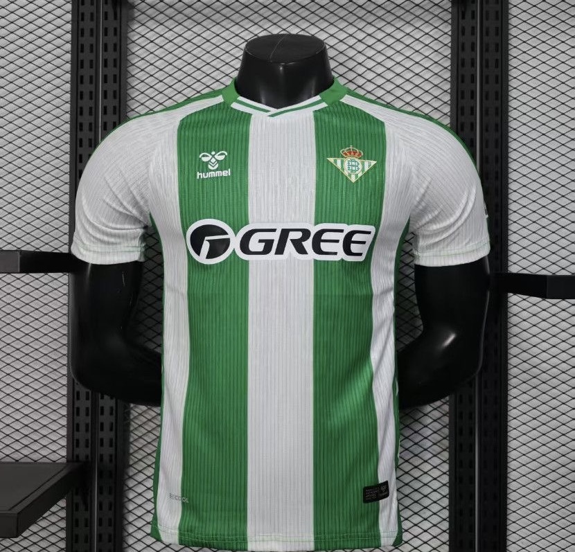 Real Betis Authentic Home Soccer Jersey 2025/26 in Green&White