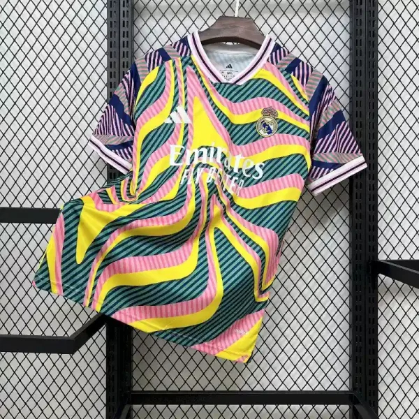 Real Madrid Soccer Jersey Pre-Match Custom Shirt 2025/26 in Colorful