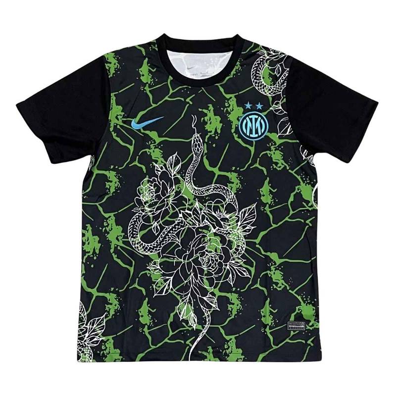 Inter Milan Soccer Jersey Snake Special Edition Custom Shirt 2025/26 in Green