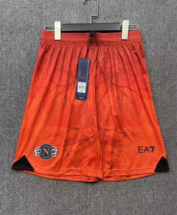 Napoli Soccer Jersey Halloween Special Edition Custom Shorts 2025-26 in Model Year: 2025-2026 Country and League: Italy-Serie
