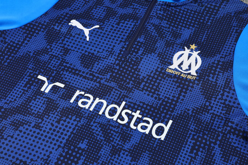 Marseille Training Kit (Sweatshirt+Pants) Blue 2025/26