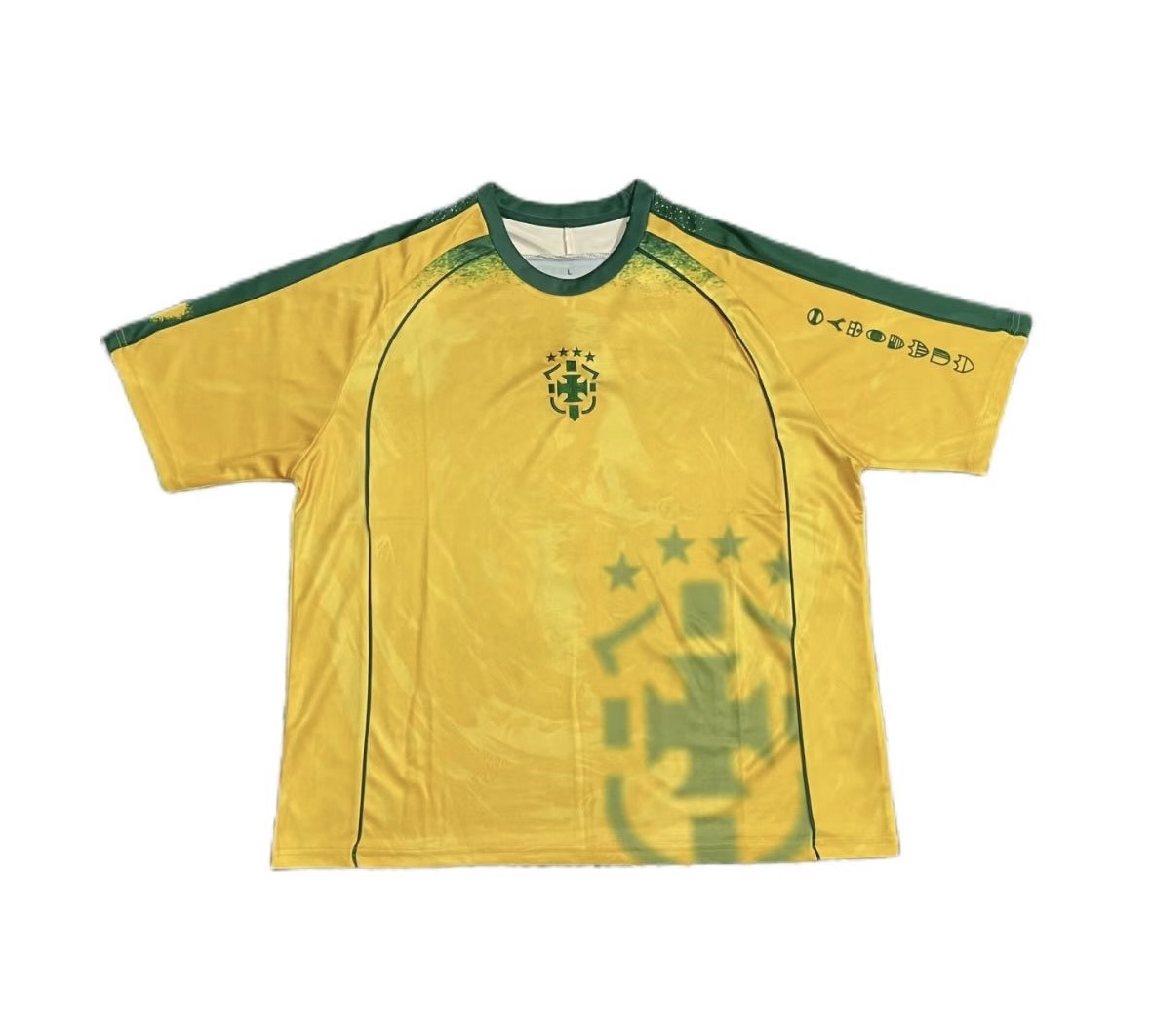 Ronaldinho#10 Brazil Retro Commemorative Special Edition Custom Shirt 2026 in Yellow