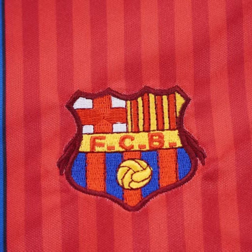 Barcelona Retro Jersey Home Kids Kit Jersey+Shorts 1989-92