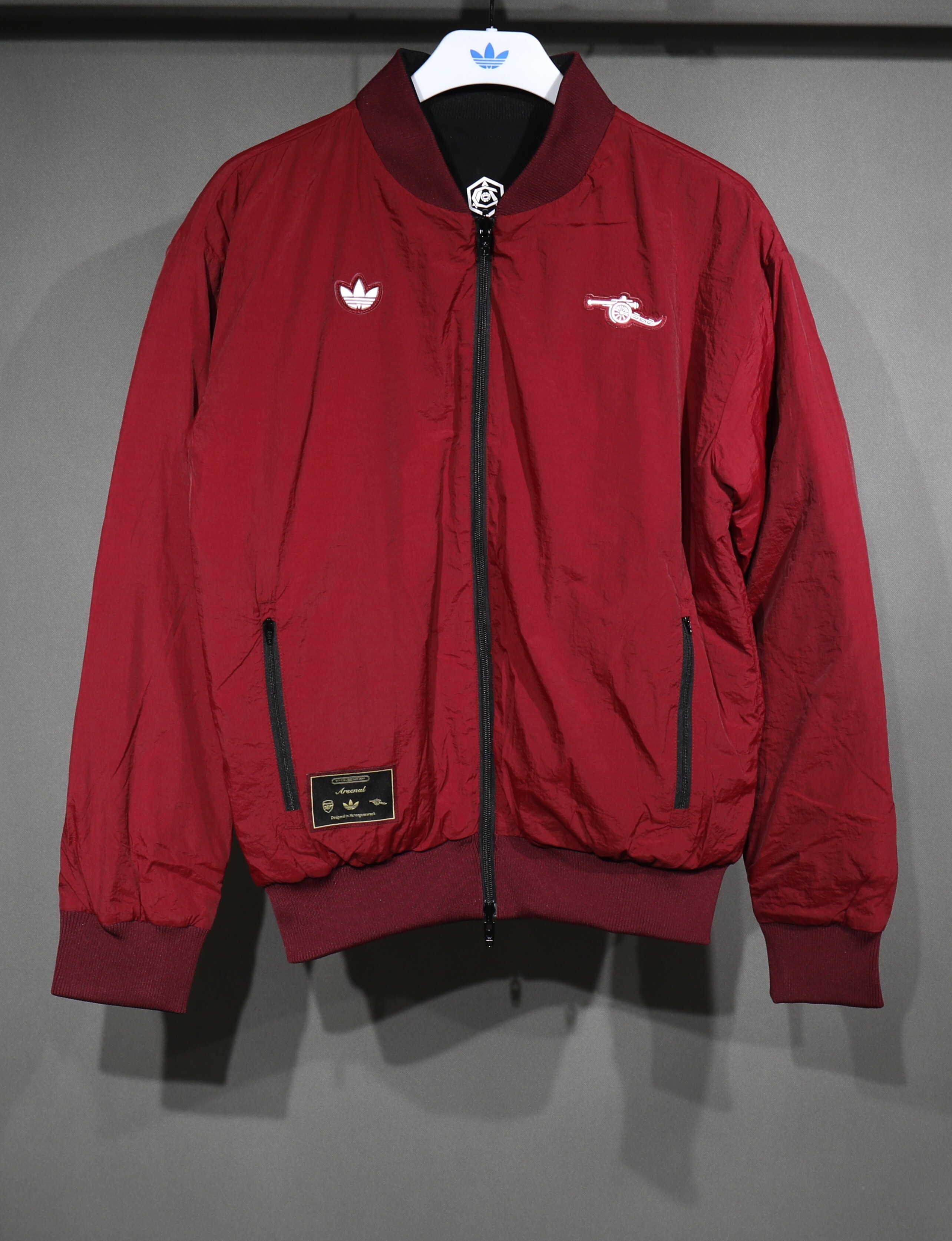 Arsenal Terrace Icons Reversible Double-Sides Windbreaker Cotton Jacket 2025-26 in Model Year: 2025-26country and League: