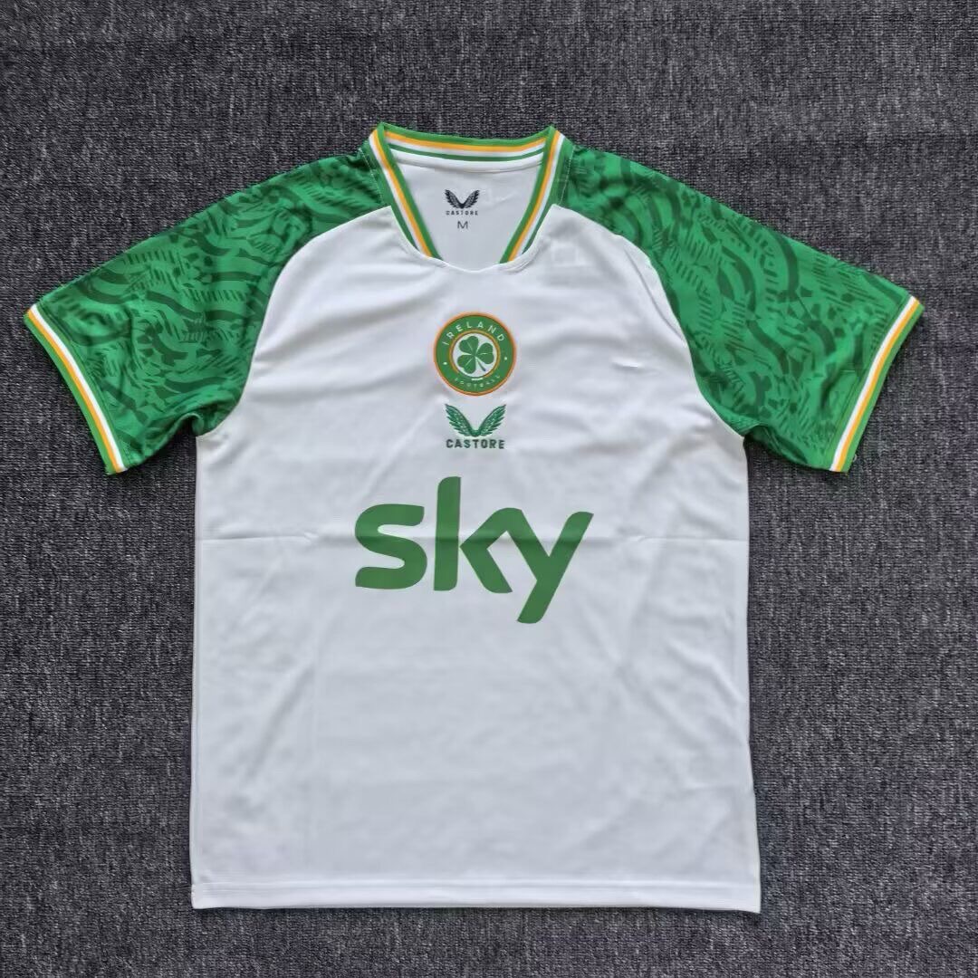 Ireland Soccer Jersey Third Away Custom Shirt EURO 2024 in White