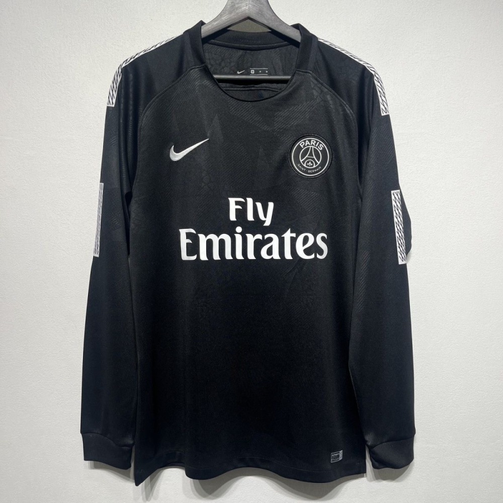 PSG Retro Jersey Third Away Long Sleeve Soccer Shirt 2017/18