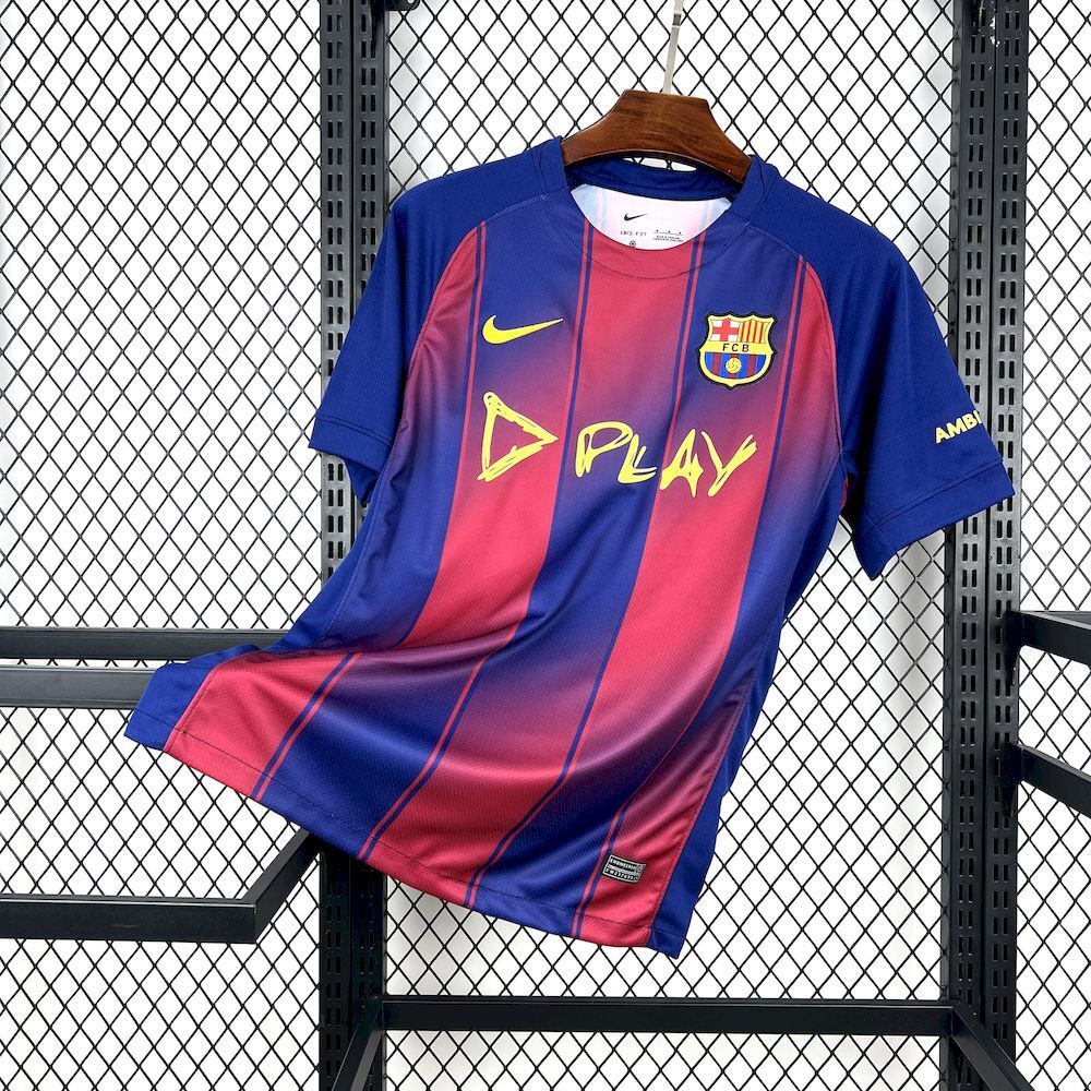 Barcelona Home Soccer Jersey Custom Shirt 2025/26 in Red&Blue