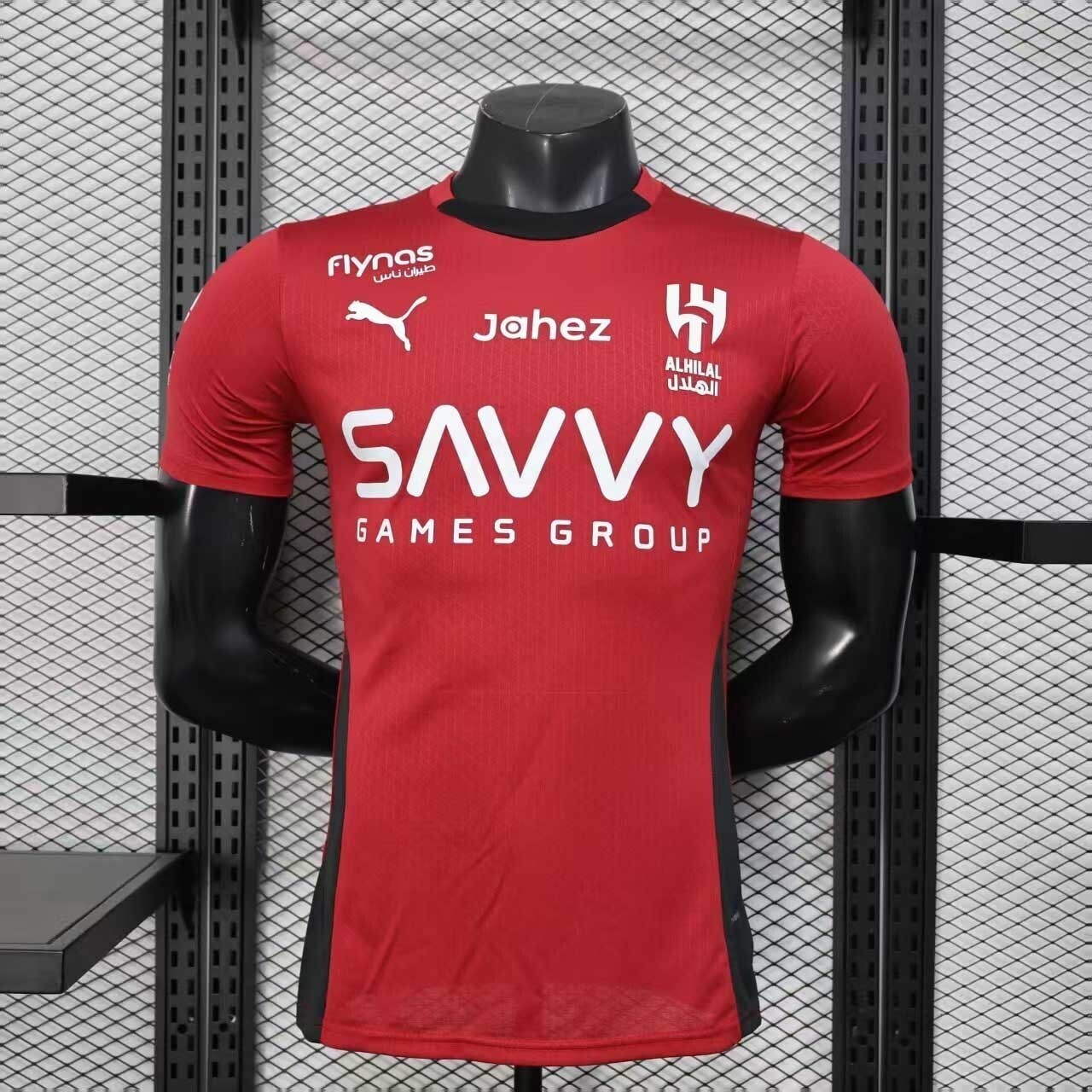 Al Hilal SFC Authentic Soccer Jersey Training Shirt 2025/26 in Red