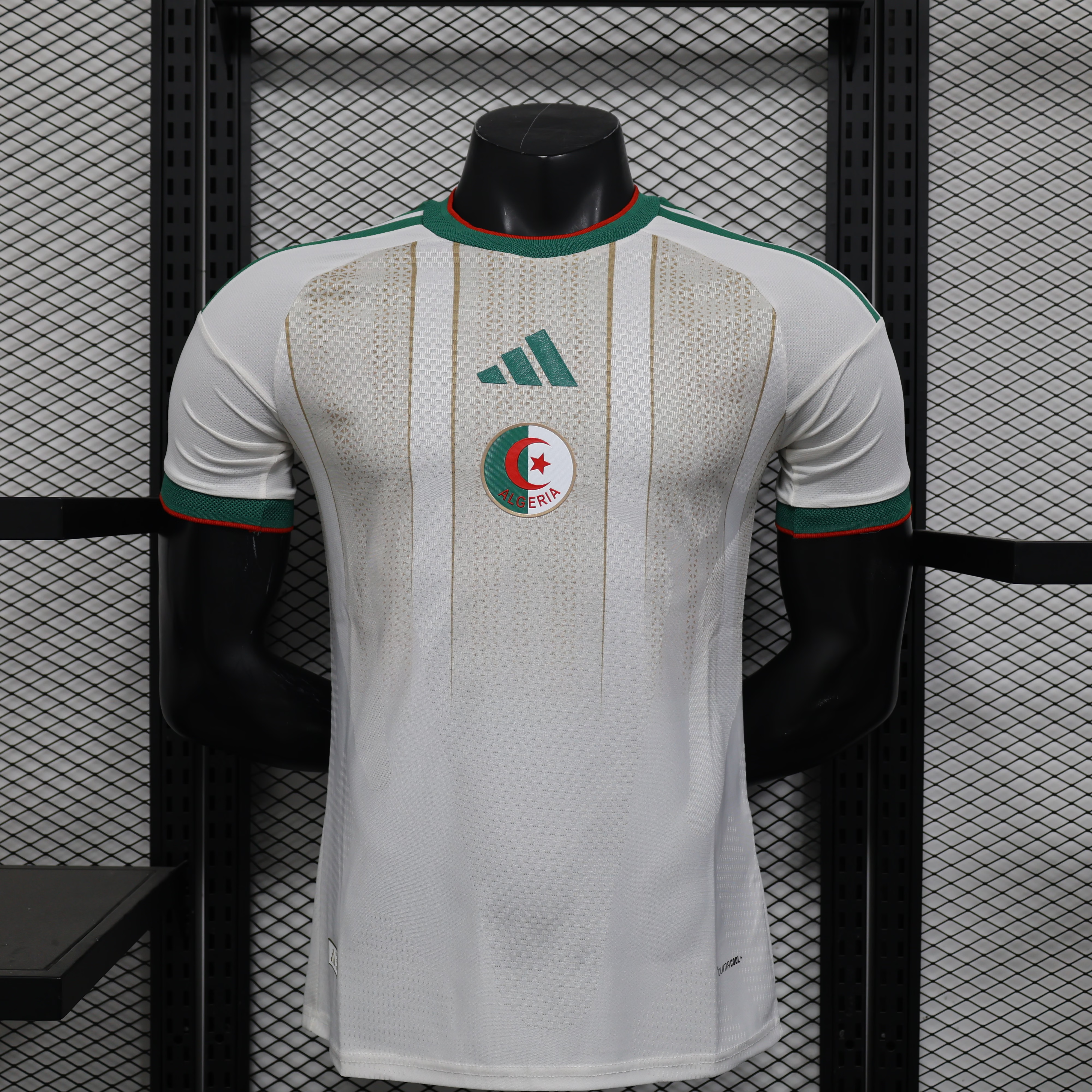 Algeria Authentic Soccer Jersey Home Shirt 2026 World Cup Edition in Off-White