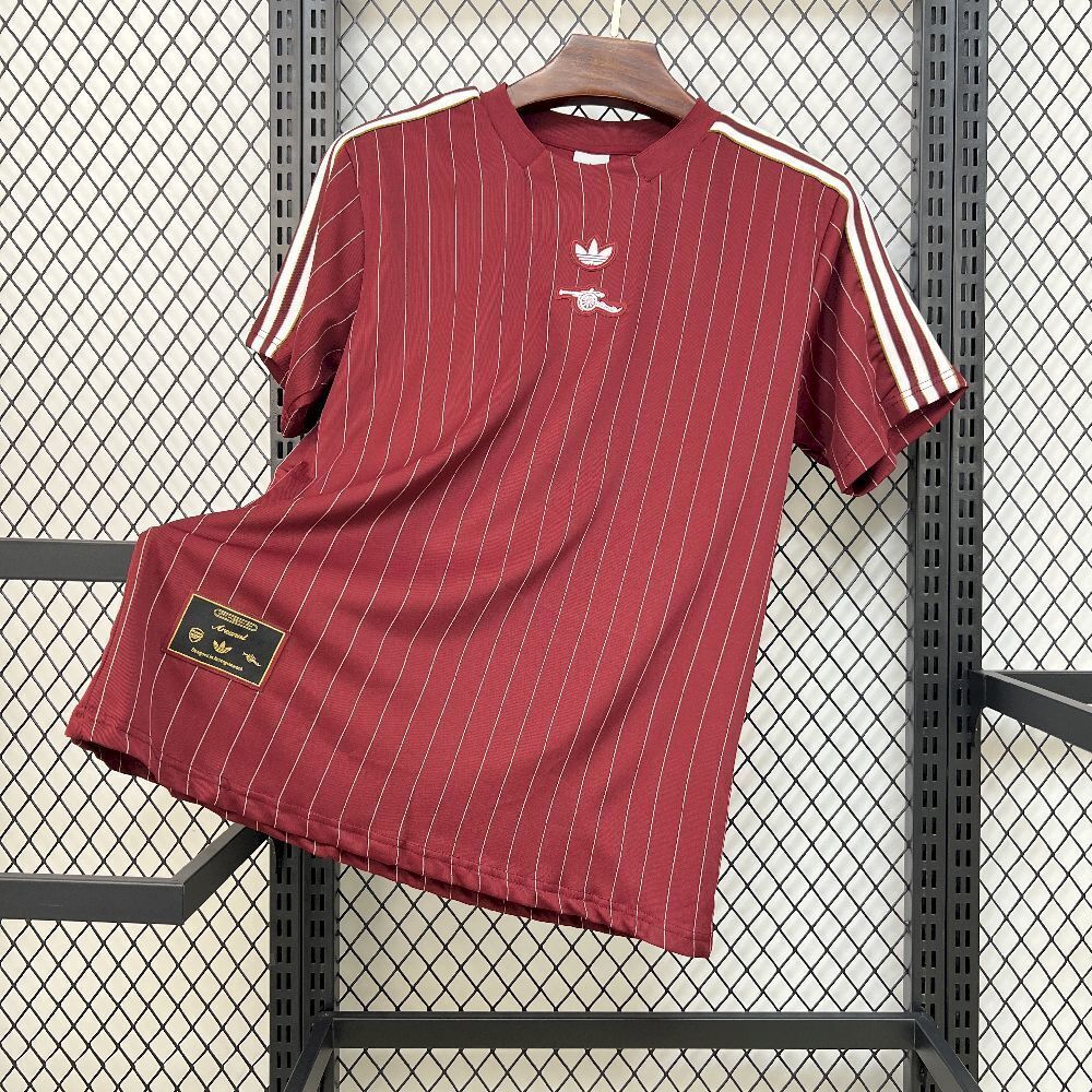 Arsenal Soccer Jersey Terrace Icons Special Edition Custom Shirt 2025/26 in Red