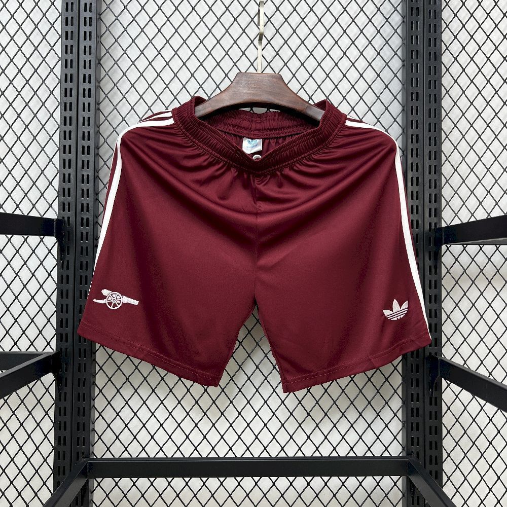 Arsenal Football Jersey Third Away Custom Shorts 2025/26 in Red