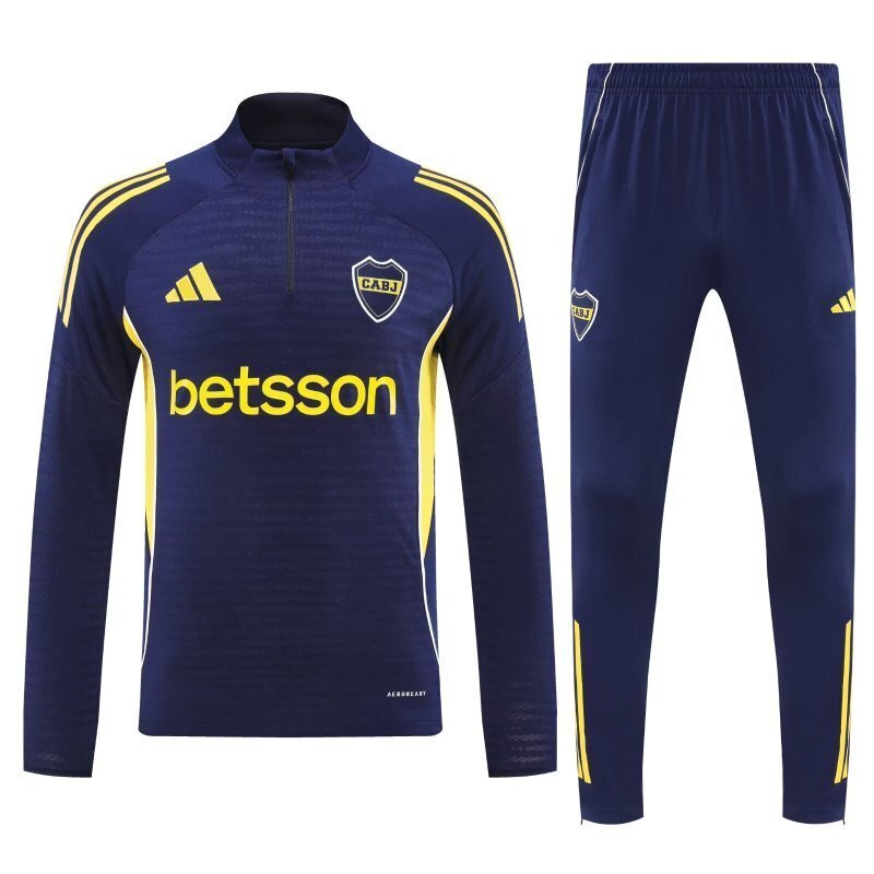 Boca Juniors Training Kit Sweatshirt & Pants Set Blue 2025/26 in Model Year: 2025/26 Country and League: Superliga Argentina