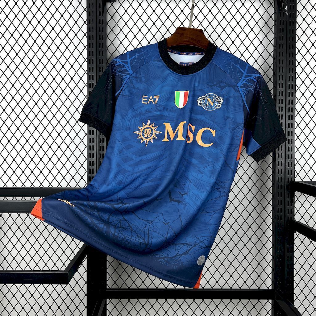 Napoli Soccer Jersey Halloween Special Edition Custom Shirt 2025-26 in Model Year: 2025-2026 Country and League: Italy-Serie
