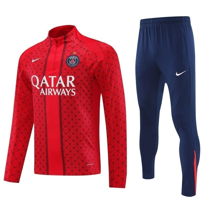 PSG Training Kit (Jacket+Pants) Red 2025/26