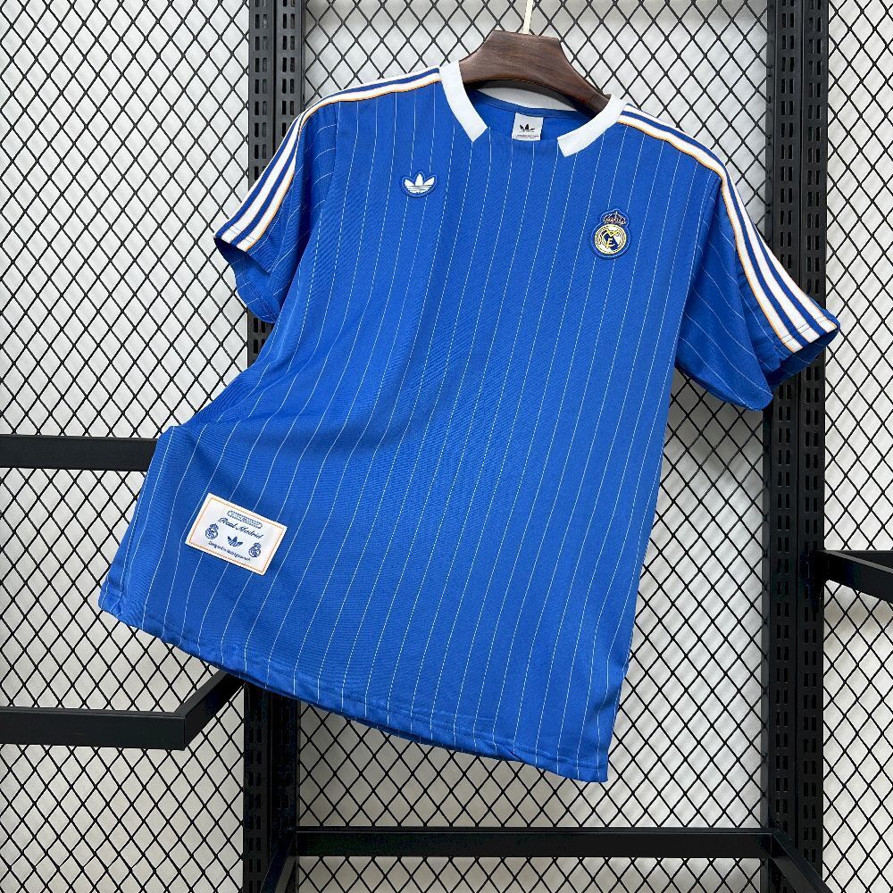 Real Madrid Football Jersey Terrace Icons Special Edition Custom Shirt 2025/26 in Blue