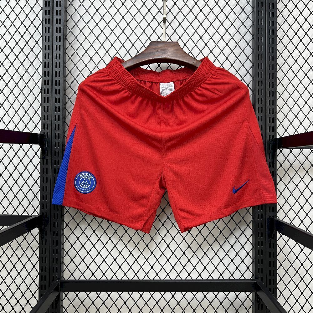 PSG Soccer Shorts Custom Away 2025/26 in Red