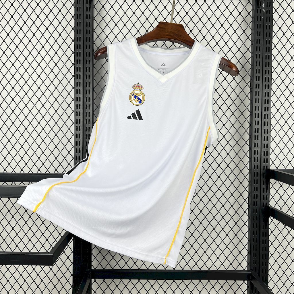 Real Madrid Soccer Jersey Home Custom Vest 2025/26 in Model Year: 2025/26 Country and League: Spain-La Liga