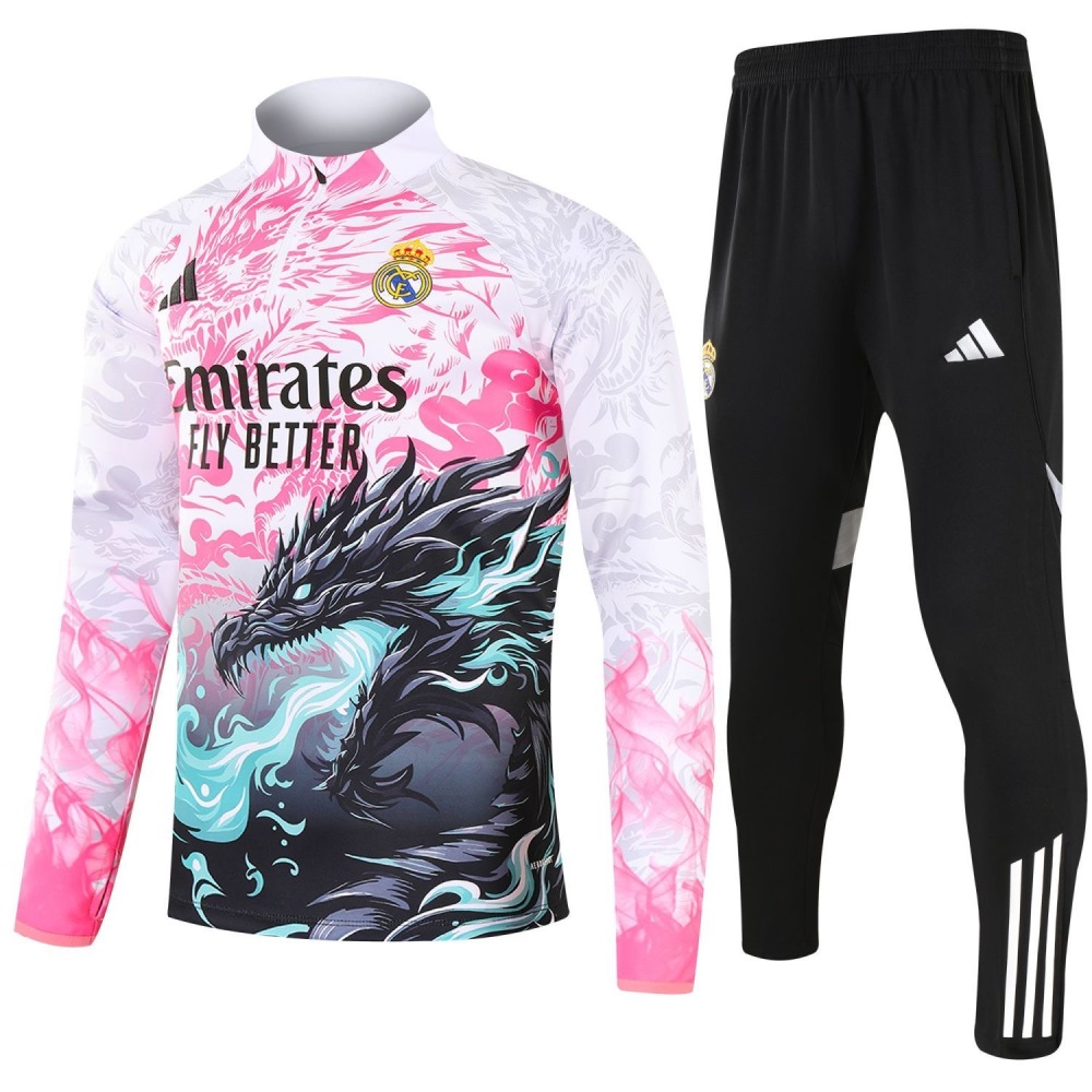 Real Madrid Training Kit (Sweatshirt+Pants) Dragon 2025/26