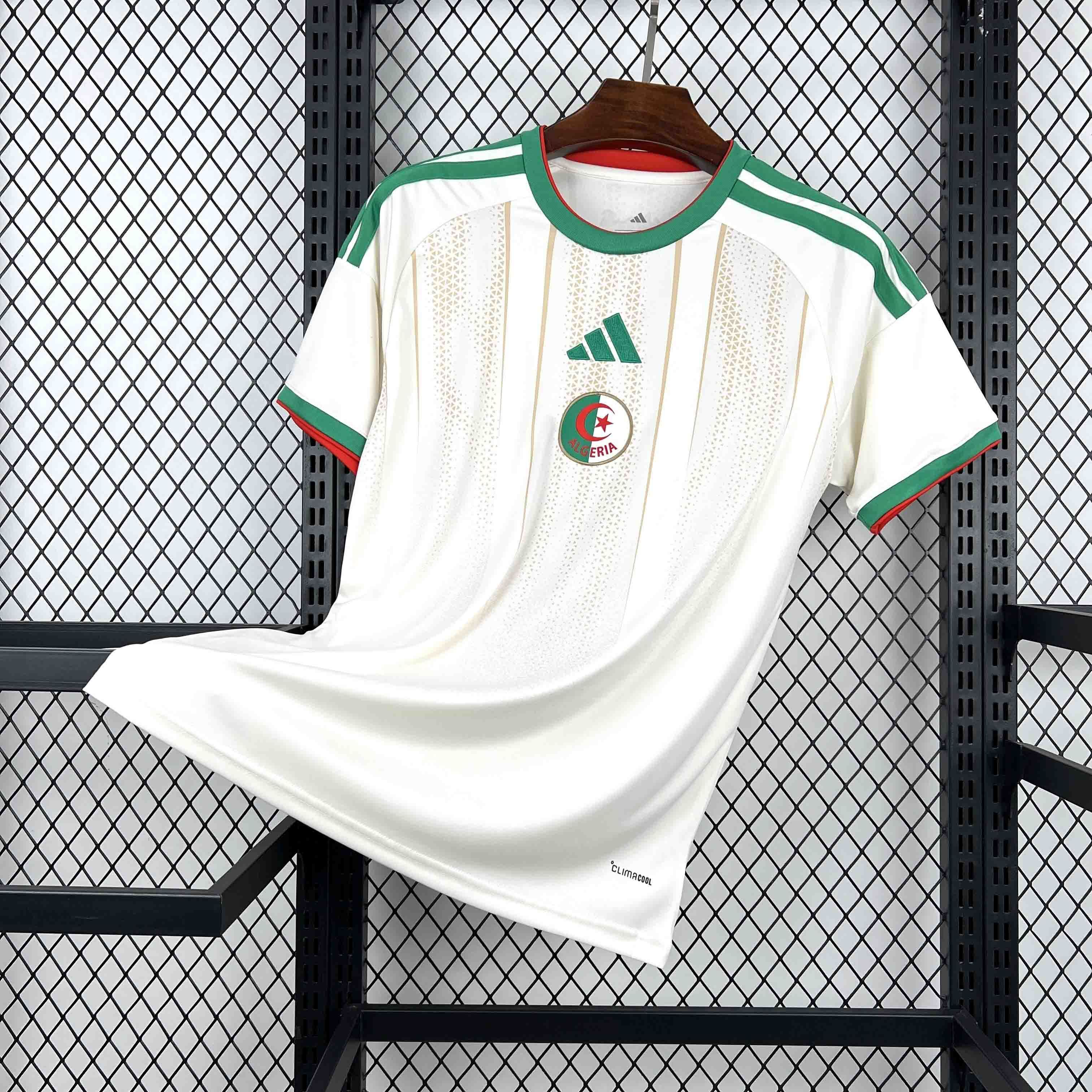 Algeria Soccer Jersey Home Custom Shirt 2026 World Cup Edition in Off-White