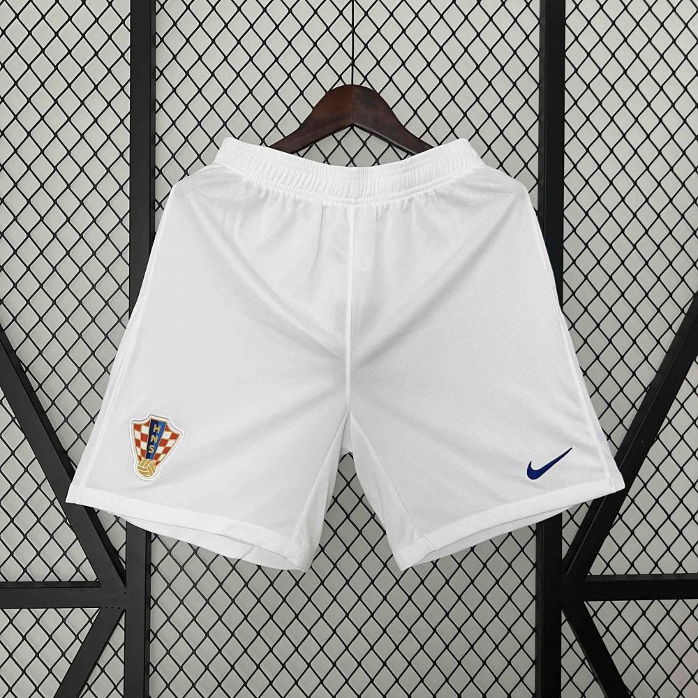 Croatia Soccer Jersey Home Custom Shorts EURO 2024