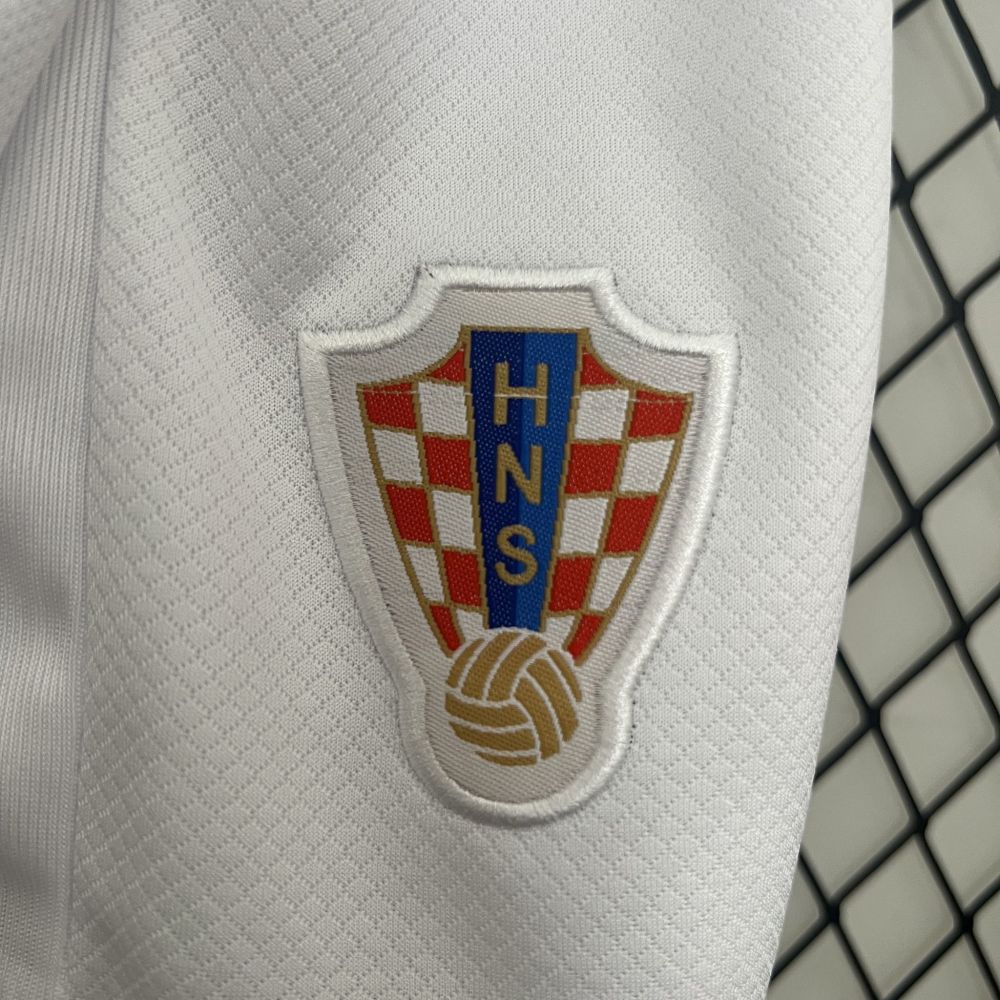Croatia Soccer Jersey Home Kids Kit Jersey+Shorts EURO 2024