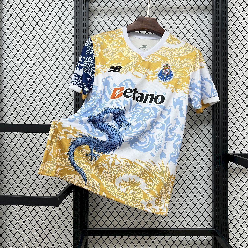 FC Porto Soccer Jersey Dragon Special Custom Shirt 2025/26 in Blue&Gold