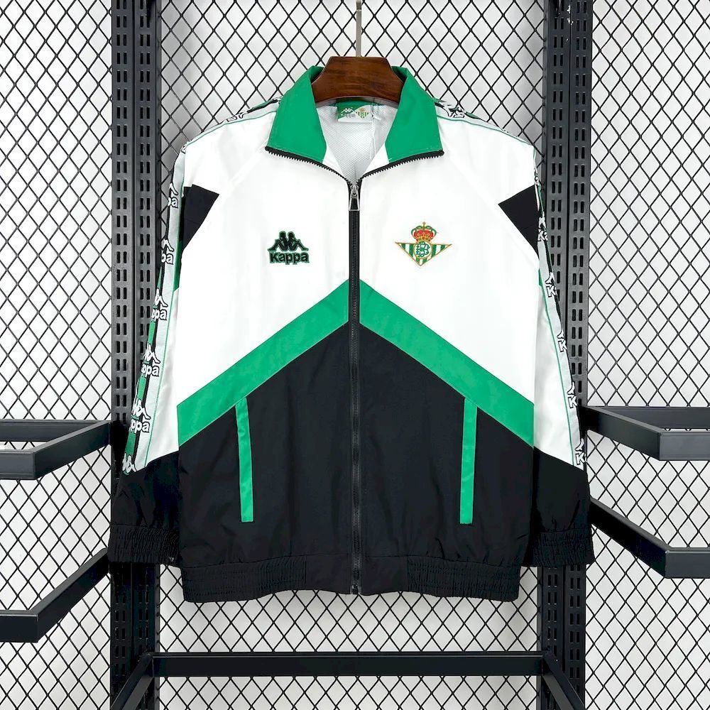 Real Betis Retro Windbreaker Jacket Green 2025/26