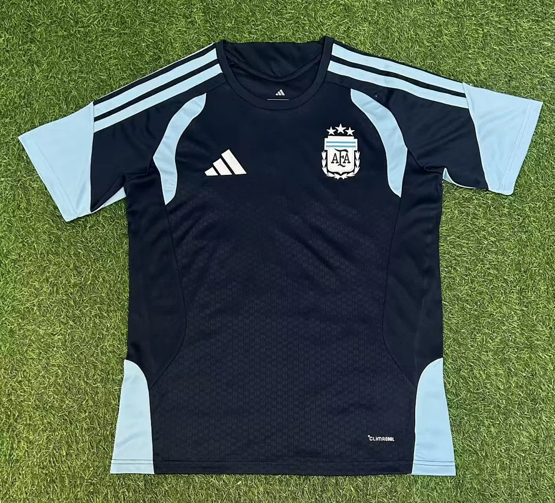 Argentina Soccer Jersey Training Custom Shirt 2026 World Cup Edition in Blue