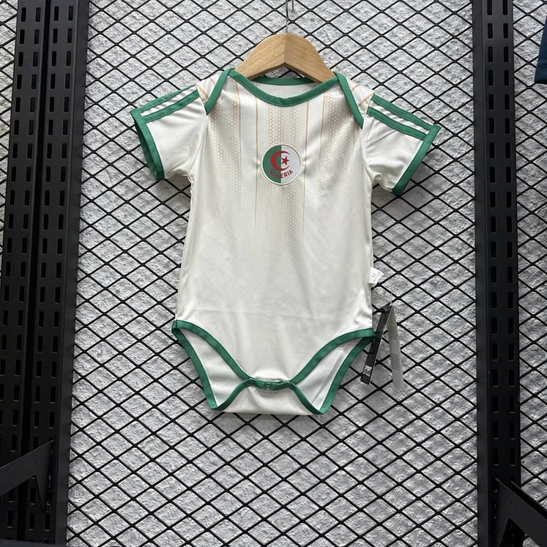 Algeria Soccer Jersey Home Baby Uniform 2026 World Cup Edition in Off-White