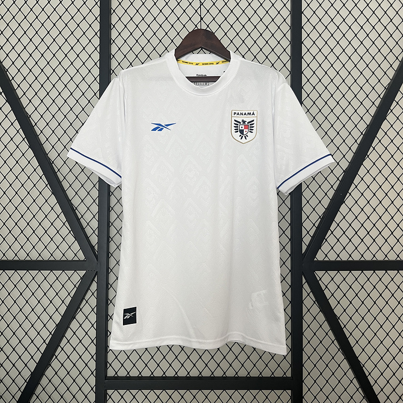 Panama Soccer Jersey Away Custom Shirt 2024 in White