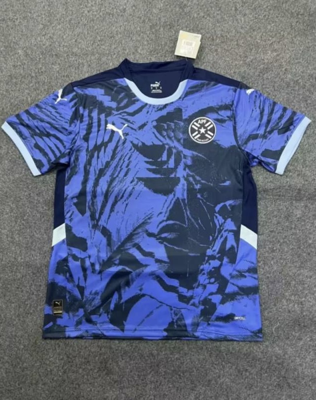 Paraguay Soccer Jersey Away Custom Shirt 2024 in Blue