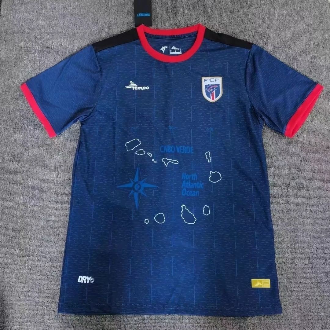 Cabo Verde Soccer Jersey Home Custom Shirt 2026 World Cup Edition in Blue