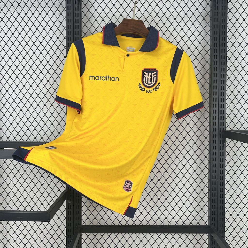Ecuador Soccer Jersey Home Custom Shirt 2025 in Yellow