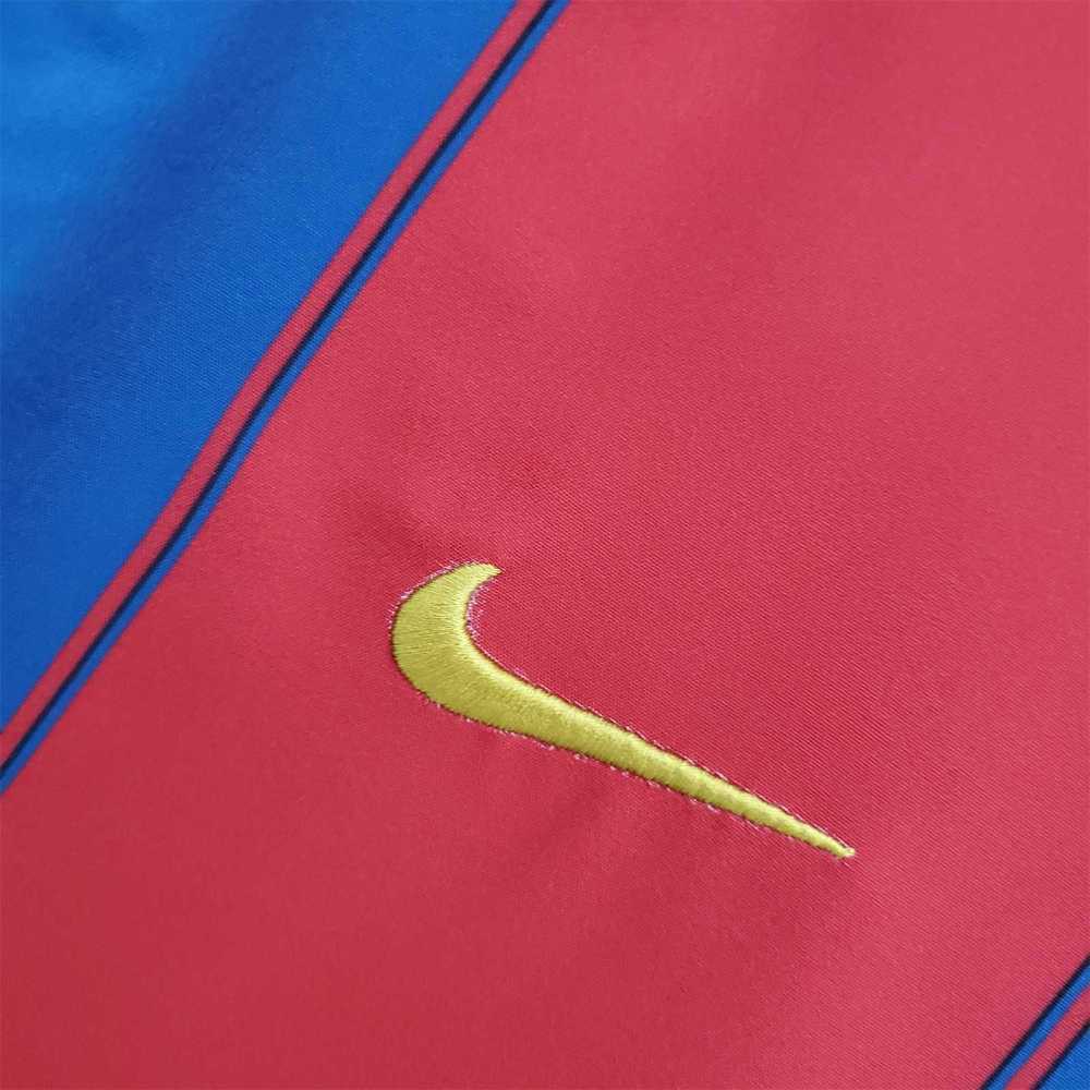 Barcelona Retro Jersey Home Soccer Shirt 2003-04