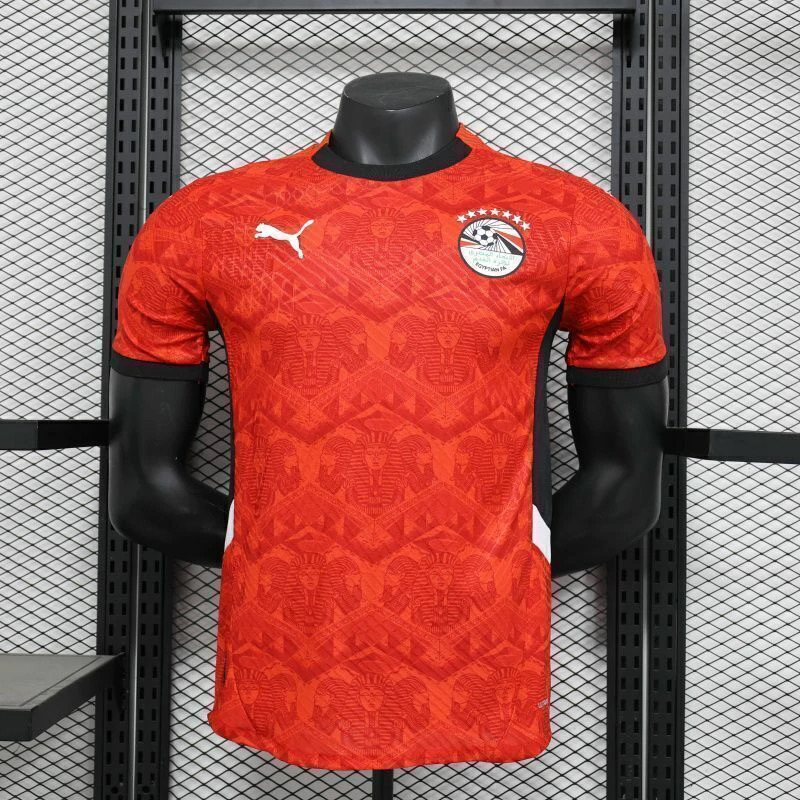 Egypt Authentic Soccer Jersey Home Shirt 2024-25 in Red