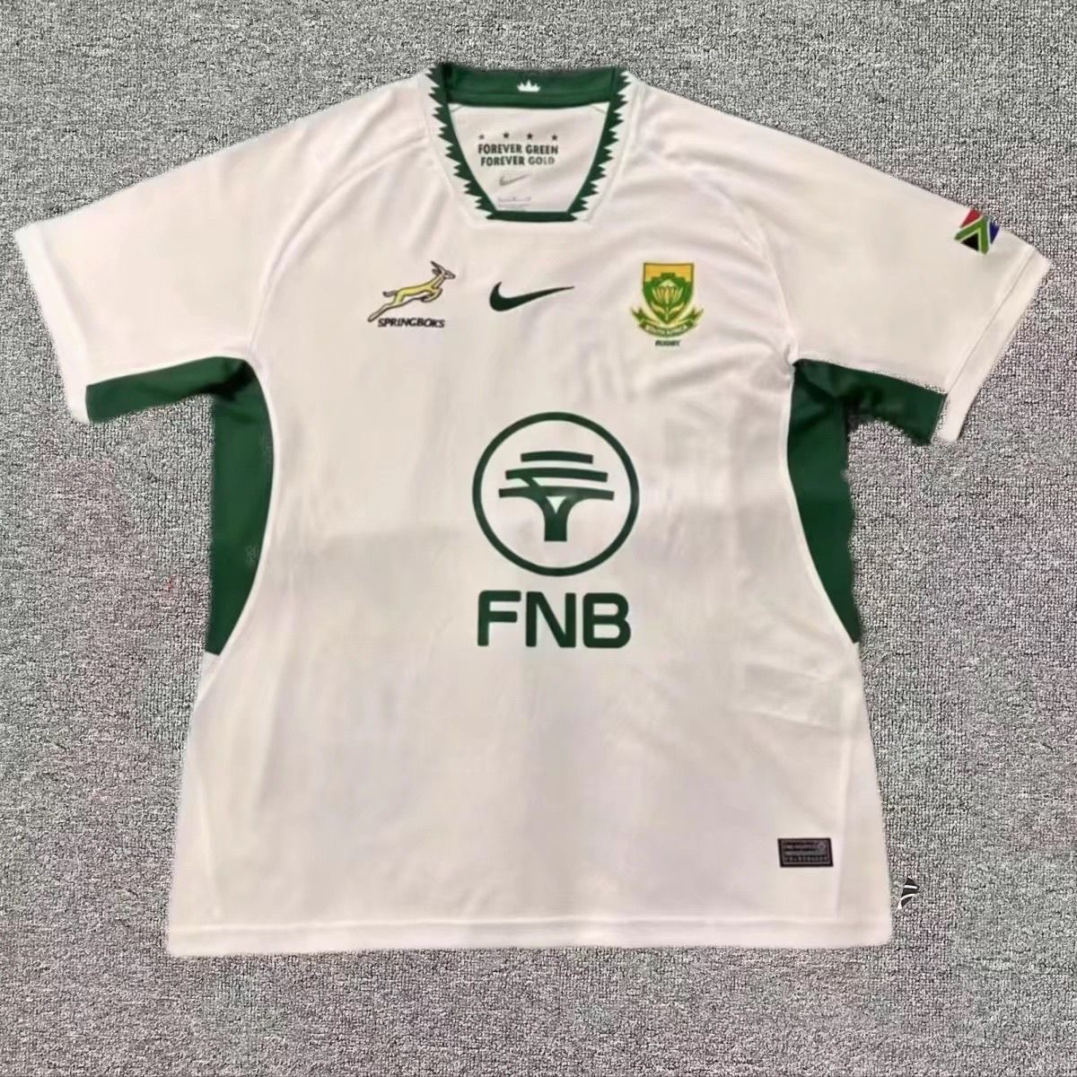 South Africa Soccer Jersey Away Custom Shirt World Cup 2025-26 in White