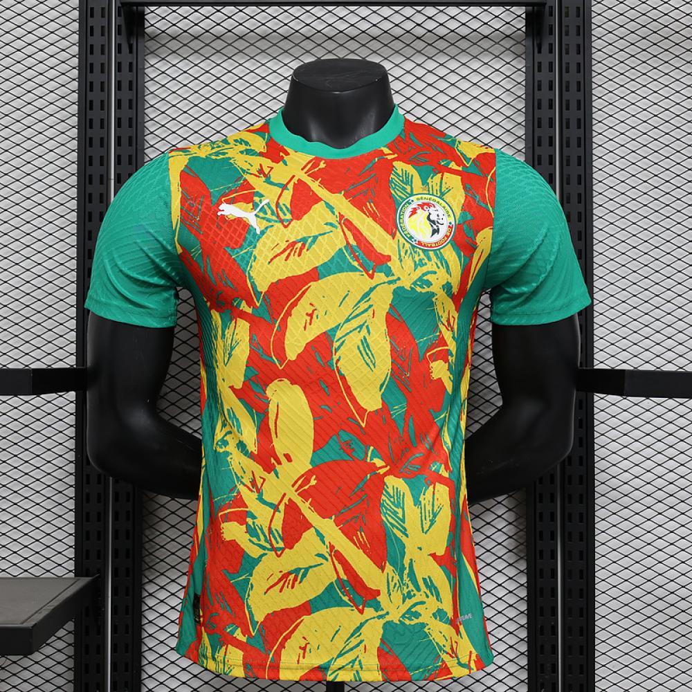Senegal Authentic Soccer Jersey Training Shirt 2025 in Yellow