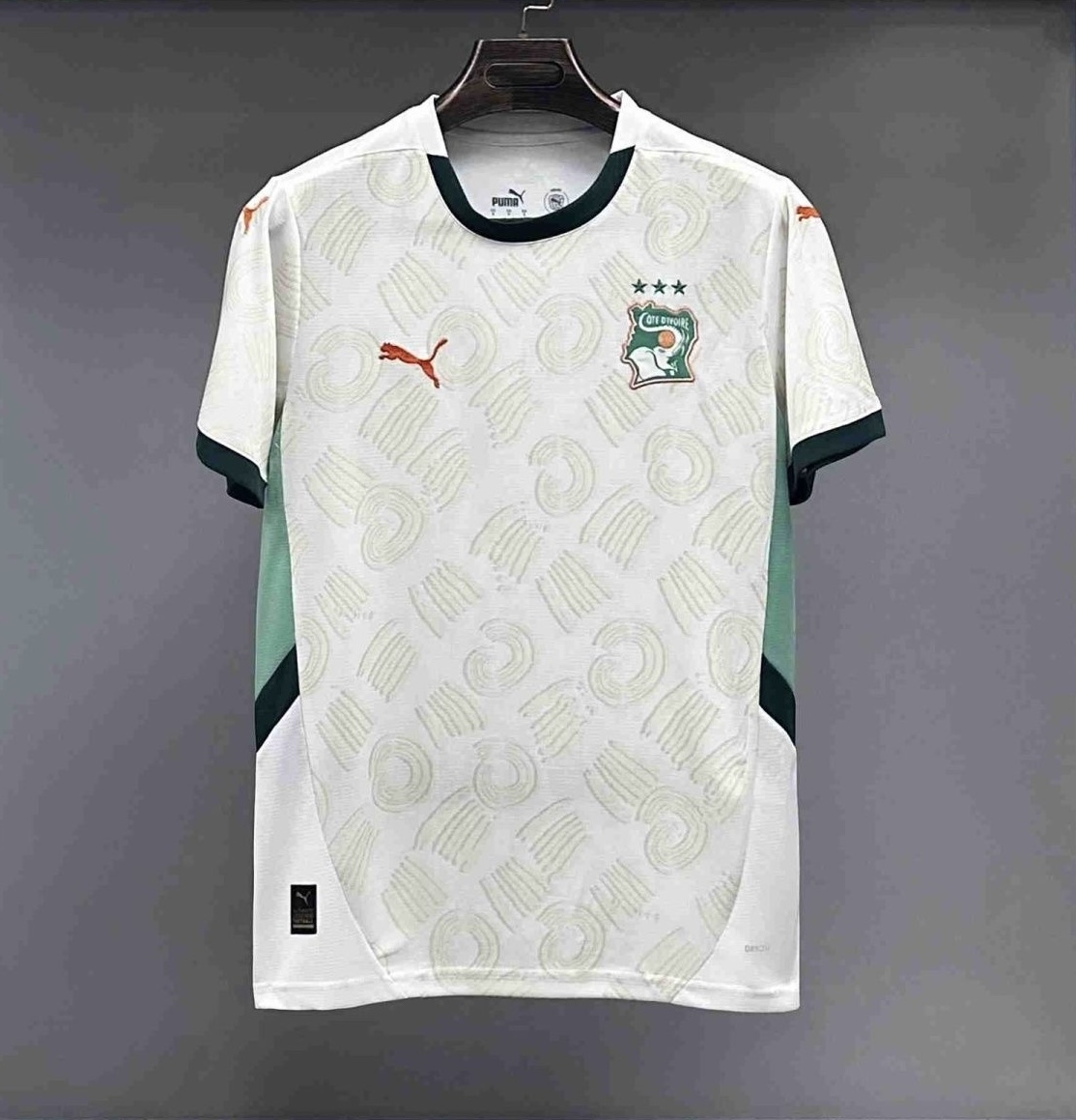 Ivory Coast Soccer Jersey Away Custom Shirt World Cup 2024-25 in White