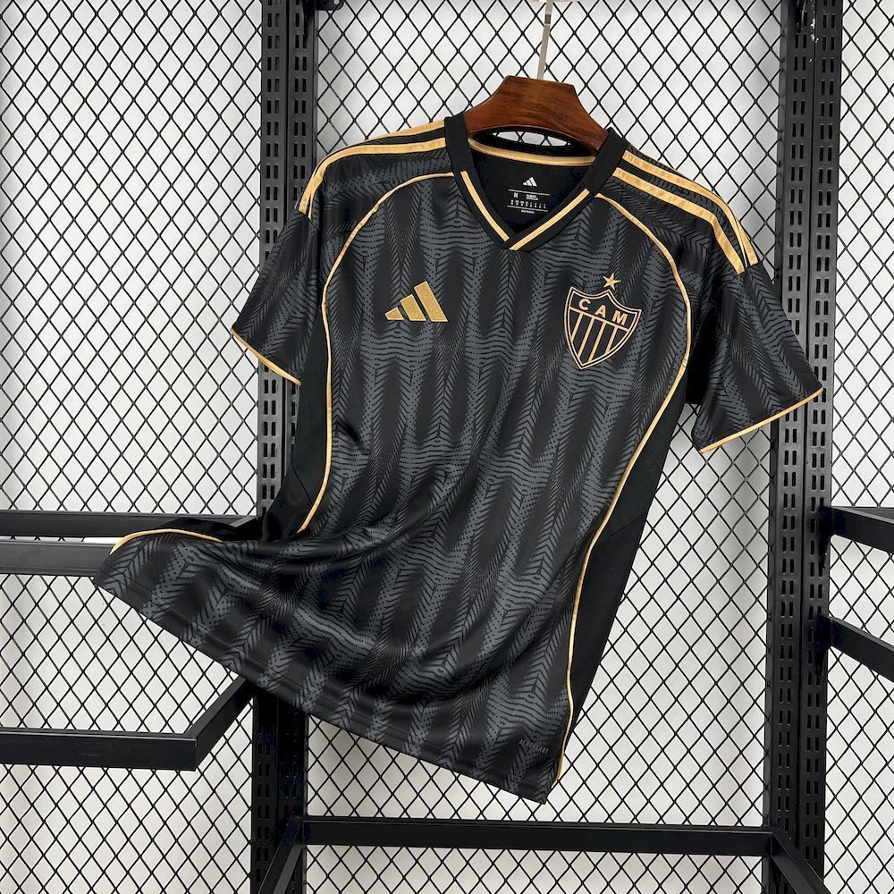 Atlético Mineiro Soccer Jersey Third Away Custom Shirt 2025 in Black