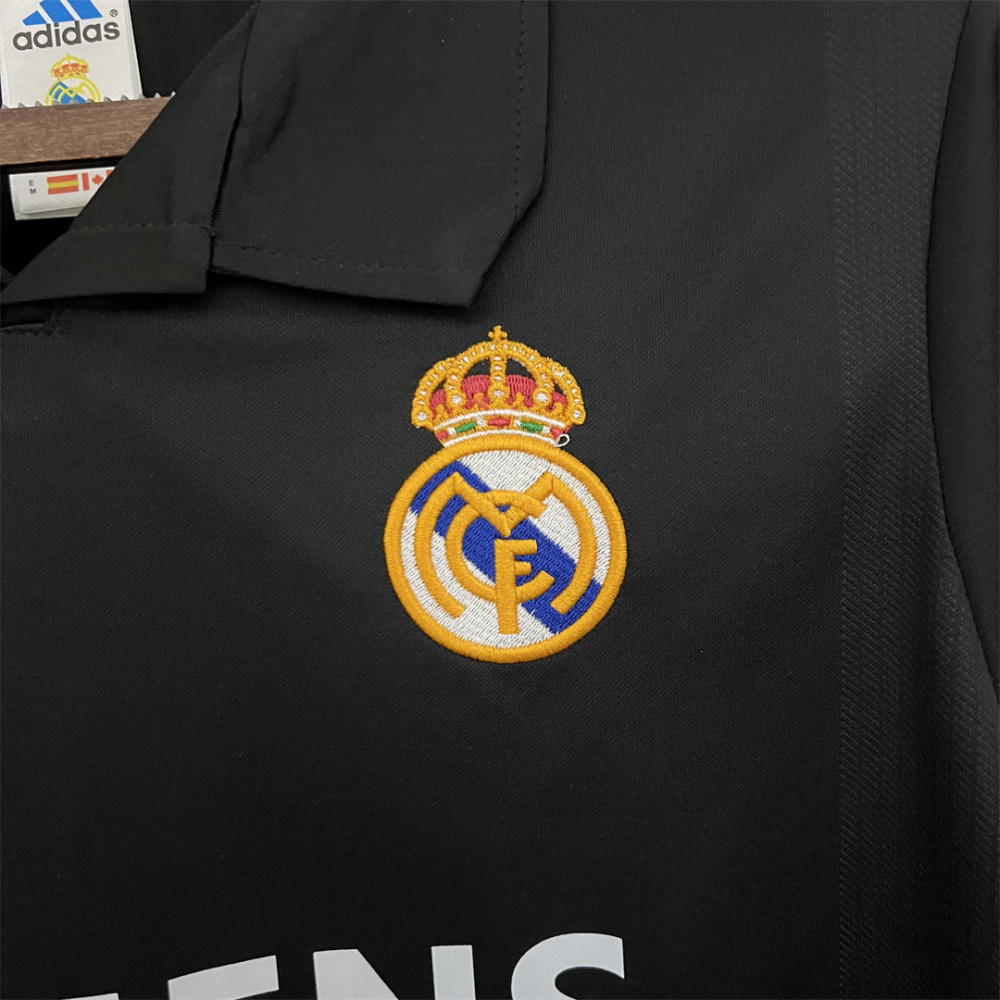 Real Madrid Retro Jersey Away Custom Soccer Shirt 2002-03