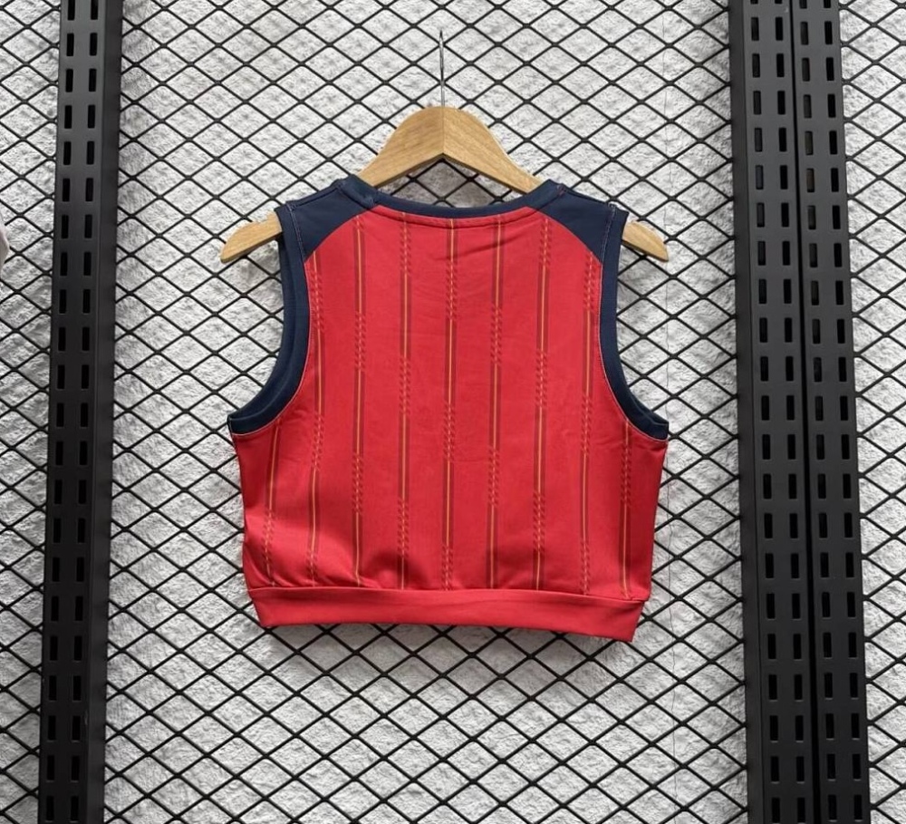 Spain Soccer Jersey Home Women's Vest World Cup 2026