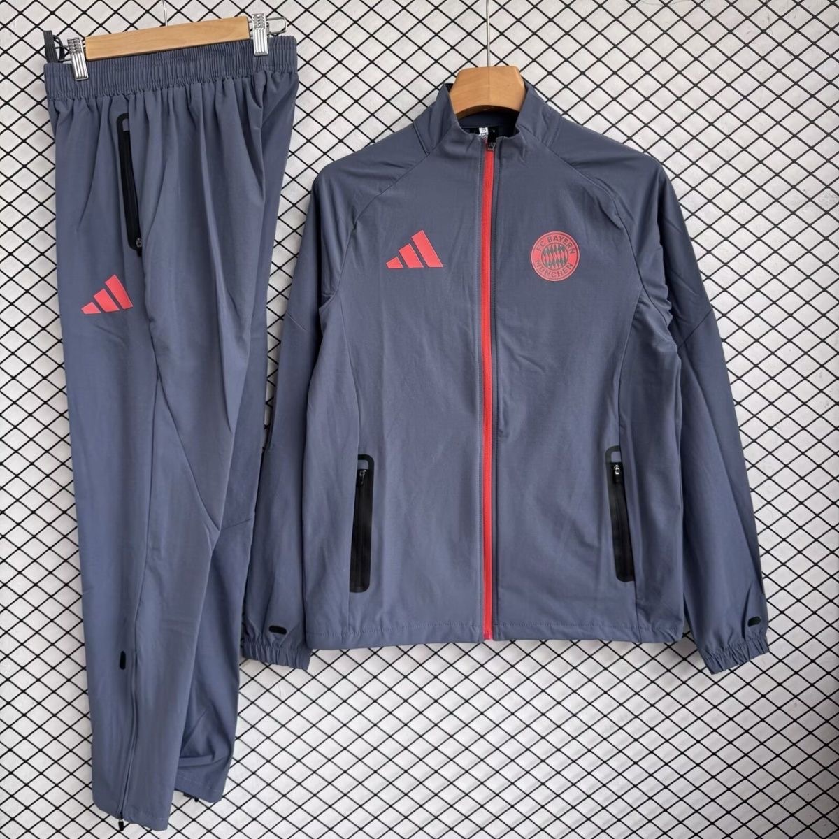 Bayern Munich Windbreaker with Pants Black 2025/26