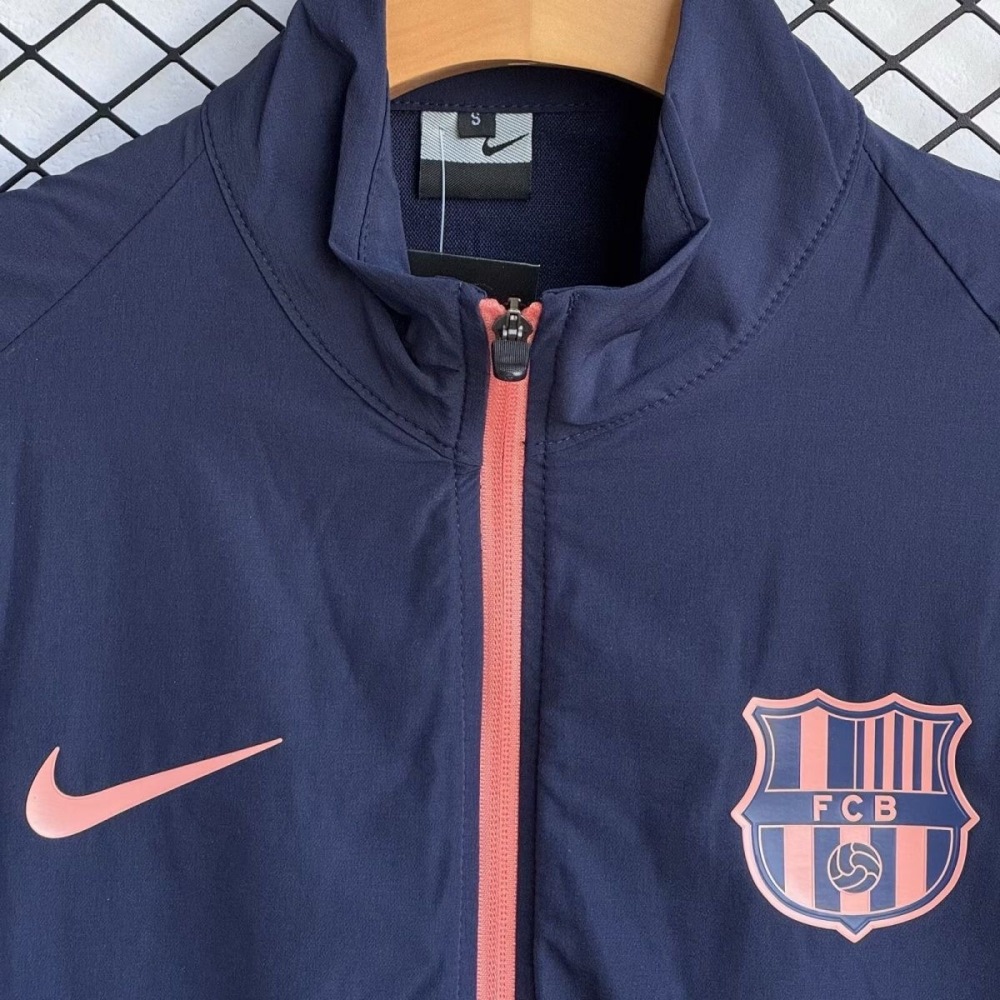 Barcelona Windbreaker With Pants Blue 2025/26