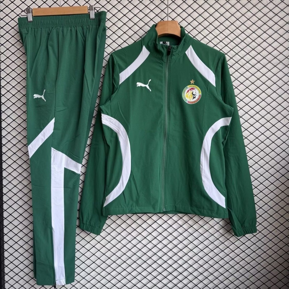 Senegal Windbreaker With Pants Green World Cup 2026