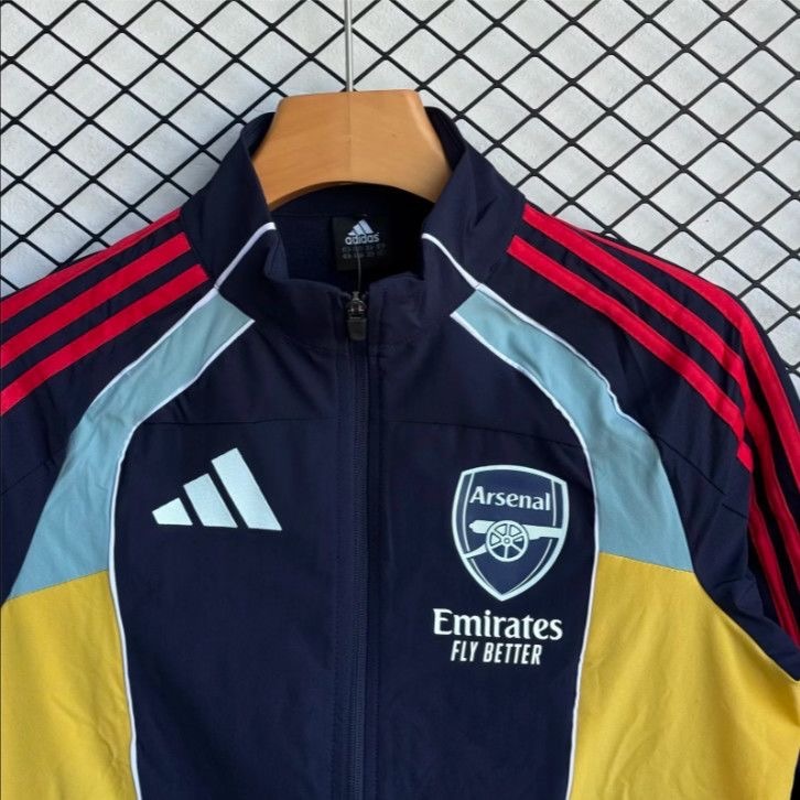 Arsenal Windbreaker With Pants Blue&Yellow 2025/26