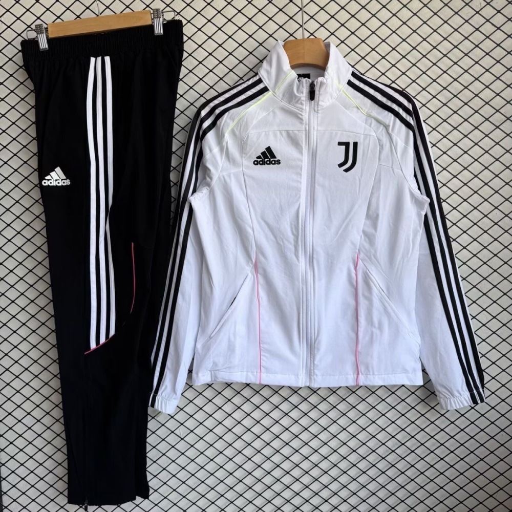 Juventus Windbreaker With Pants White 2025/26