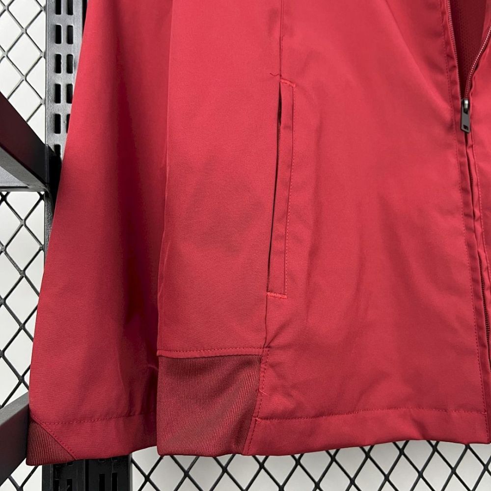 Arsenal Retro Windbreaker Jacket Red 2005/06